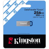 Kingston DataTraveler Kyson USB Flash Drive 256 GB usb-stick Zilver/blauw, USB-A 3.2 (5 Gbit/s)