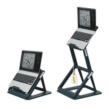 Leitz Ergo 2 in 1 Laptopstandaard Donkergrijs