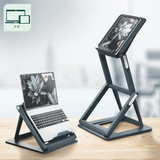 Leitz Ergo 2 in 1 Laptopstandaard Donkergrijs