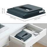 Leitz Ergo 2 in 1 Laptopstandaard Donkergrijs