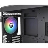 Thermaltake Ceres 500 TG ARGB midi tower behuizing Zwart | 2x USB-A | 1x USB-C | Tempered Glass