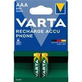 VARTA Phone Power AAA (HR03) oplaadbare batterij 2 stuks