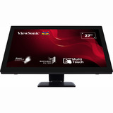 ViewSonic 10-point Touch Screen monitor TD2760 27" Zwart, 1x DisplayPort, 1x HDMI, 1x VGA, 2x USB-A