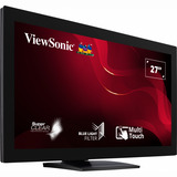ViewSonic 10-point Touch Screen monitor TD2760 27"  Zwart, 1x HDMI, 1x DisplayPort, VGA, USB-A, USB-B