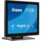iiyama ProLite T1721MSC-B3 17" touchscreen monitor Zwart (mat), VGA, HDMI, Audio, 75Hz, Touch