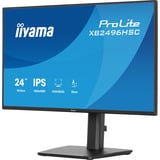 iiyama ProLite XB2496HSC-B1 24" monitor Zwart (mat), 144 Hz, HDMI, USB-C, Audio