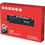 ADATA XPG GAMMIX S50 Core 2.0 TB SSD Zwart, PCIe 4.0 x4, NVMe 1.4, M.2 2280