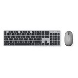 ASUS W5000 Wireless Keyboard and Mouse Set desktopset Grijs, US lay-out (QWERTY), Rubberdome, 100%, 800 - 1600 DPI, 2.4 GHz