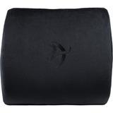 Arozzi Lumbar Support Black Velour - Horizontal Straps inlegkussen Zwart