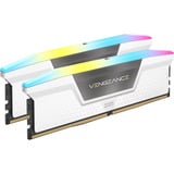 Corsair Vengeance RGB 32 GB DDR5-6000 (2x 16 GB) werkgeheugen Wit, CMH32GX5M2E6000Z36W, XMP 3.0