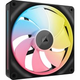 Corsair iCUE LINK LX140-R RGB Reverse case fan Zwart, 4-pin PWM