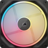 Corsair iCUE LINK LX140-R RGB Reverse case fan Zwart, 4-pin PWM