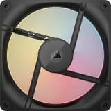 Corsair iCUE LINK LX140-R RGB Reverse case fan Zwart, 4-pin PWM