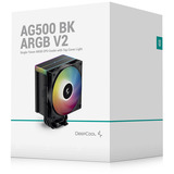 DeepCool AG500 BK ARGB V2 CPU-koeler Zwart