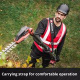 EINHELL Accu Telescoop Heggenschaar GP-HH 18/50 Li T BL-Solo Rood/zwart, Accu en oplader niet inbegrepen