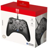 HORI HORIPAD Turbo gamepad Zwart, Nintendo Switch 2, Nintendo Switch, Nintendo Switch – OLED-Model, Pc