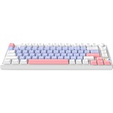 HelloGanss HS75T GC05 RGB mechanisch toetsenbord Wit, US lay-out (QWERTY), Gateron Yellow, 75%, RGB leds, PBT Doubleshot keycaps, hot swap, 2,4 GHz | Bluetooth | USB-C