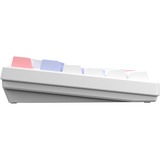 HelloGanss HS75T GC05 RGB mechanisch toetsenbord Wit, US lay-out (QWERTY), Gateron Yellow, 75%, RGB leds, PBT Doubleshot keycaps, hot swap, 2,4 GHz | Bluetooth | USB-C