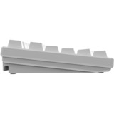 HelloGanss HS87T White RGB mechanisch toetsenbord Wit, US lay-out (QWERTY), Gateron Yellow, 80% (TKL)	, RGB leds, PBT Doubleshot keycaps, hot swap, 2,4 GHz | Bluetooth | USB-C