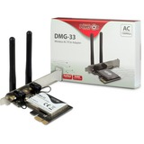 Inter-Tech Inter-Tech DMG-33 Wi-Fi 5 PCIe Ad.-1300M wlan adapter
