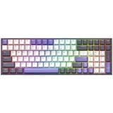 Iqunix F97 Lavandin Wireless Mechanical Keyboard Lavendel, US lay-out (QWERTY), Cherry MX Silent Red, 96%, RGB leds, Hot-swappable, PBT, 2.4GHz | Bluetooth 5.1 | USB-C