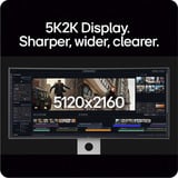 LG  40" 4K UHD Curved UltraWide monitor Wit/zwart