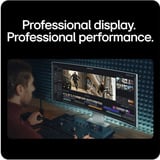 LG  40" 4K UHD Curved UltraWide monitor Wit/zwart