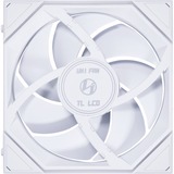 Lian Li UNI FAN TL-LCD140 Reverse White Single Pack case fan Wit