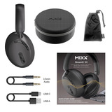 MIXX StreamQ D3 ANC Noise Cancelling Headphones over-ear headset Zwart, Bluetooth