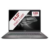 MSI Creator Z16 A11UET-067NL, 16" Laptop Grijs, 1 TB SSD, RTX 3060 Max-Q, WiFi 6, Touch, Windows 10 Pro
