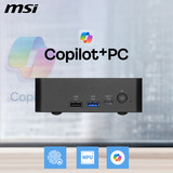 MSI Cubi NUC AI+ 3MG-005BEU barebone Zwart | Core Ultra 5 322 | Intel Graphics