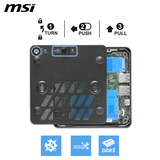 MSI Cubi NUC AI+ 3MG-005BEU barebone Zwart | Core Ultra 5 322 | Intel Graphics