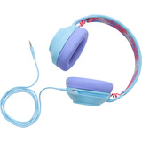 PowerA LucidSound LS10 bedrade gamingheadset - Oceaangolven over-ear gaming headset Lichtblauw/paars, PlayStation 5, PlayStation 4, Xbox Series X|S, Xbox One, PC, mobiel
