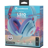 PowerA LucidSound LS10 bedrade gamingheadset - Oceaangolven over-ear gaming headset Lichtblauw/paars, PlayStation 5, PlayStation 4, Xbox Series X|S, Xbox One, PC, mobiel