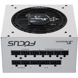 Seasonic FOCUS GX-850 ATX2.4 WHITE, 850 Watt voeding  Wit, 6x PCIe, Kabel-Management