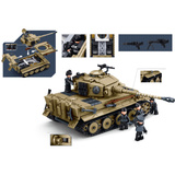 Sluban ModelBricks - Tiger E-S Heavy Tank Constructiespeelgoed Schaal 1:35