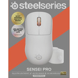 SteelSeries Sensei Pro gaming muis Wit, 100 - 42.000 DPI, 8K, UWB / 6 GHz