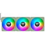 Thermaltake CT140 EX Reverse ARGB Sync PC Cooling Fan - Matcha Green (3-Fan Pack) case fan Lichtgroen, 4-pin PWM
