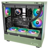Thermaltake CT140 EX Reverse ARGB Sync PC Cooling Fan - Matcha Green (3-Fan Pack) case fan Lichtgroen, 4-pin PWM