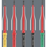Wera Kraftform Kompakt VDE 16 Torque extra slim 1 Tool Finder schroevendraaier Rood/geel, 16‑delig
