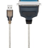 goobay USB > Parallelle printerkabel 1,5 m Transparant