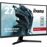 iiyama G-Master Red Eagle G2766HSU-B1 27" curved gaming monitor Zwart, 165 Hz, HDMI, DisplayPort, USB, Audio, FreeSync