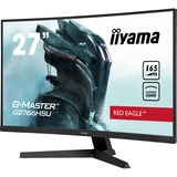 iiyama G-Master Red Eagle G2766HSU-B1 27" curved gaming monitor Zwart, 165 Hz, HDMI, DisplayPort, USB, Audio, FreeSync