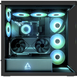 ARCTIC Xtender VG midi tower behuizing Zwart | 2x USB-A | 1x USB-C | RGB | Tempered Glass
