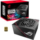 ASUS ROG STRIX 1000W voeding  Zwart, 4x PCIe, 1x 12VHPWR, Kabelmanagement