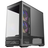 Antec C2M ARGB mini tower behuizing Zwart | 1x USB-A | 1x USB-C | Tempered Glass