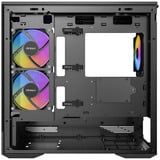 Antec C2M ARGB mini tower behuizing Zwart | 1x USB-A | 1x USB-C | Tempered Glass