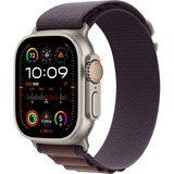 Apple Watch Ultra 2 smartwatch Paars, Titanium, 49 mm, Alpine-bandje (Medium), GPS + Cellular