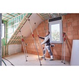 BESSEY Plafond‑ en montagesteun STE250 met pompgreep Zilver/rood