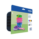 Brother Originele LC-221VALBP inktcartridge voordeelverpakking zwart, cyaan, magenta en geel